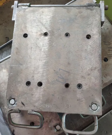 New Design Rubber Single Color Sole Shoe Iron Mould for Automatic Machine Rb Injection Shoe Sole Mould 