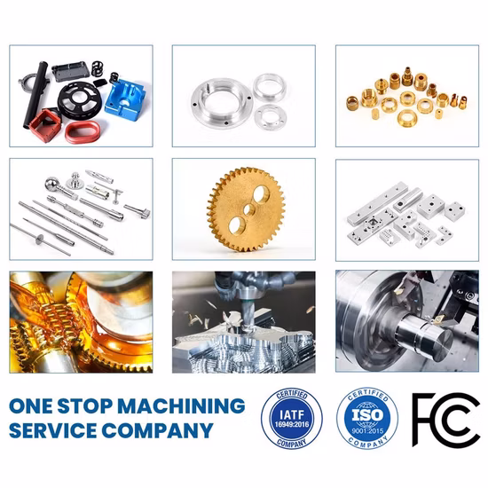 Precision CNC Machining Parts with Aluminum Brass Stainless Steel
